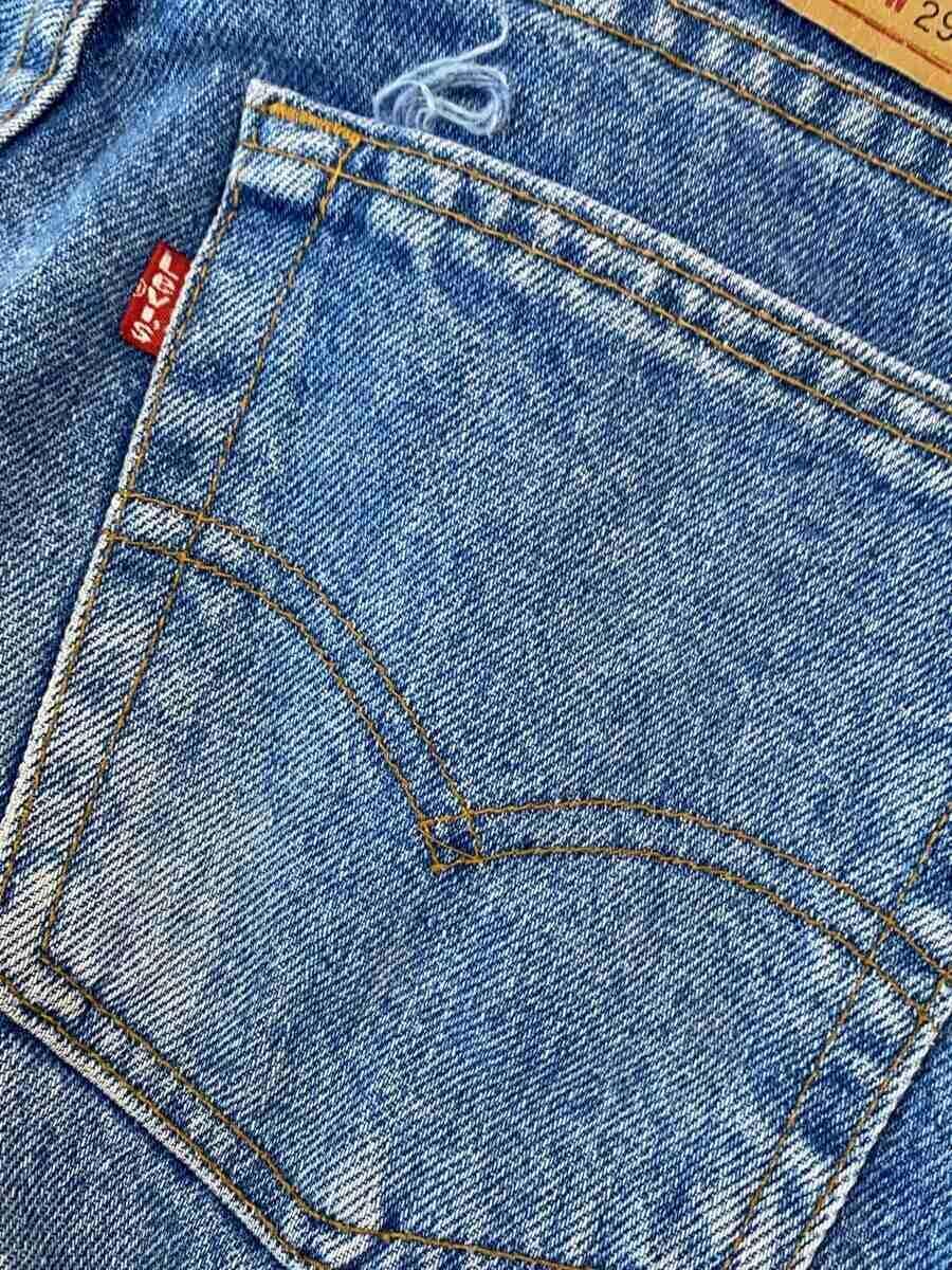 Levi’s◆90s/ボトム/USA製/裏ボタン525/29/コットン/BLU/505-0217_画像8