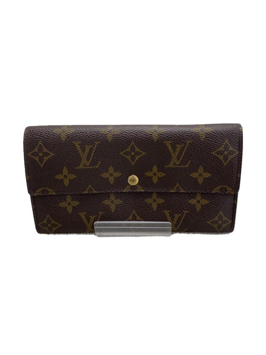 LOUIS VUITTON◆2)ポシェット・ポルト・モネ・クレディ_モノグラム・キャンバス_BRW/PVC/BRW/総柄/メンズの画像1