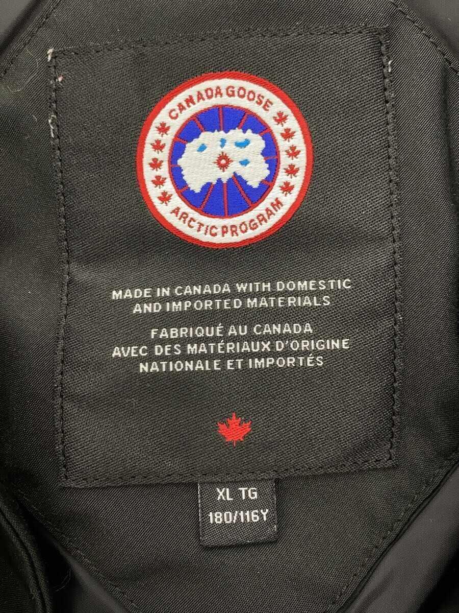 CANADA GOOSE◆ダウンジャケット/XL/ポリエステル/BLK/3438MJ_画像3