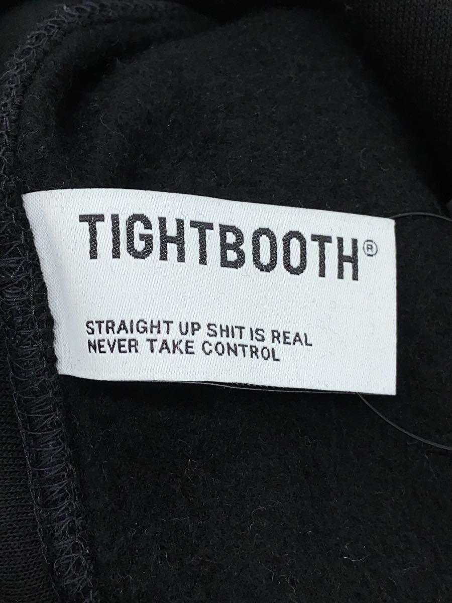 TIGHTBOOTH PRODUCTION◆STRAIGHT UP HOODIE/パーカー/L/ポリエステル/BLK/無地/FW23-SW03_画像3