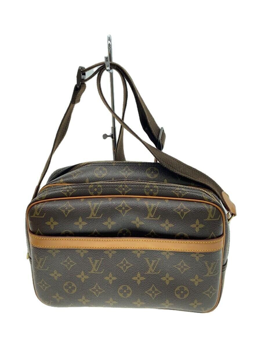 LOUIS VUITTON◆リポーターPM_モノグラム・キャンバス_BRW/PVC/BRW/M45254/ルイヴィトン_画像1