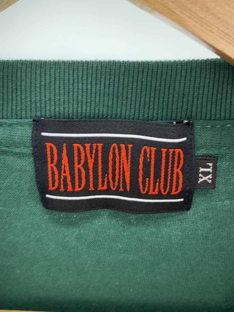 BABYLON CLUB/長袖シャツ/トップス/XL/-/GRN/無地_画像3