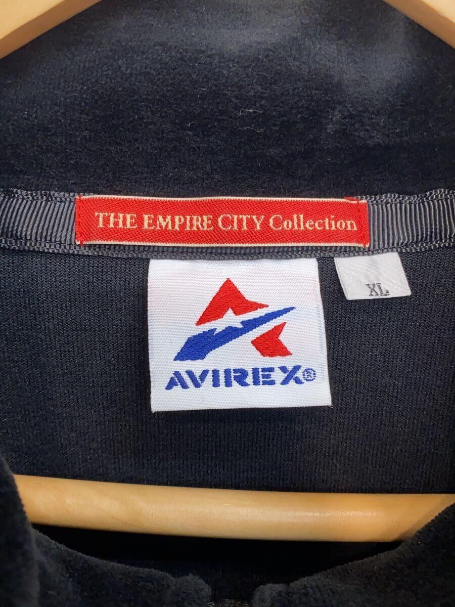 AVIREX◆トップス/XL/ベロア/BLK/783-3230054 トラックトップ_画像3