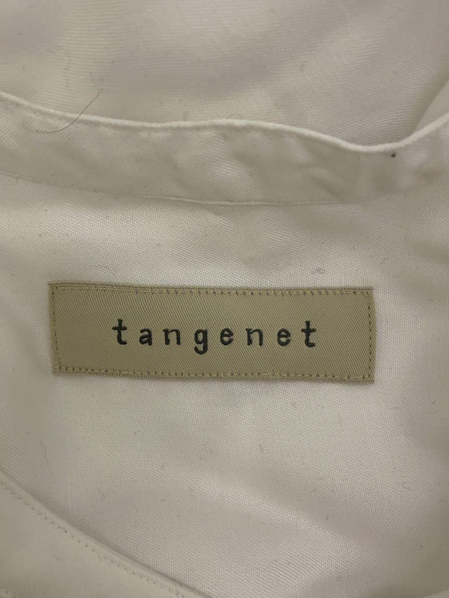 tangenet/長袖シャツ/L/レーヨン/WHT/無地/Ball band long_画像3