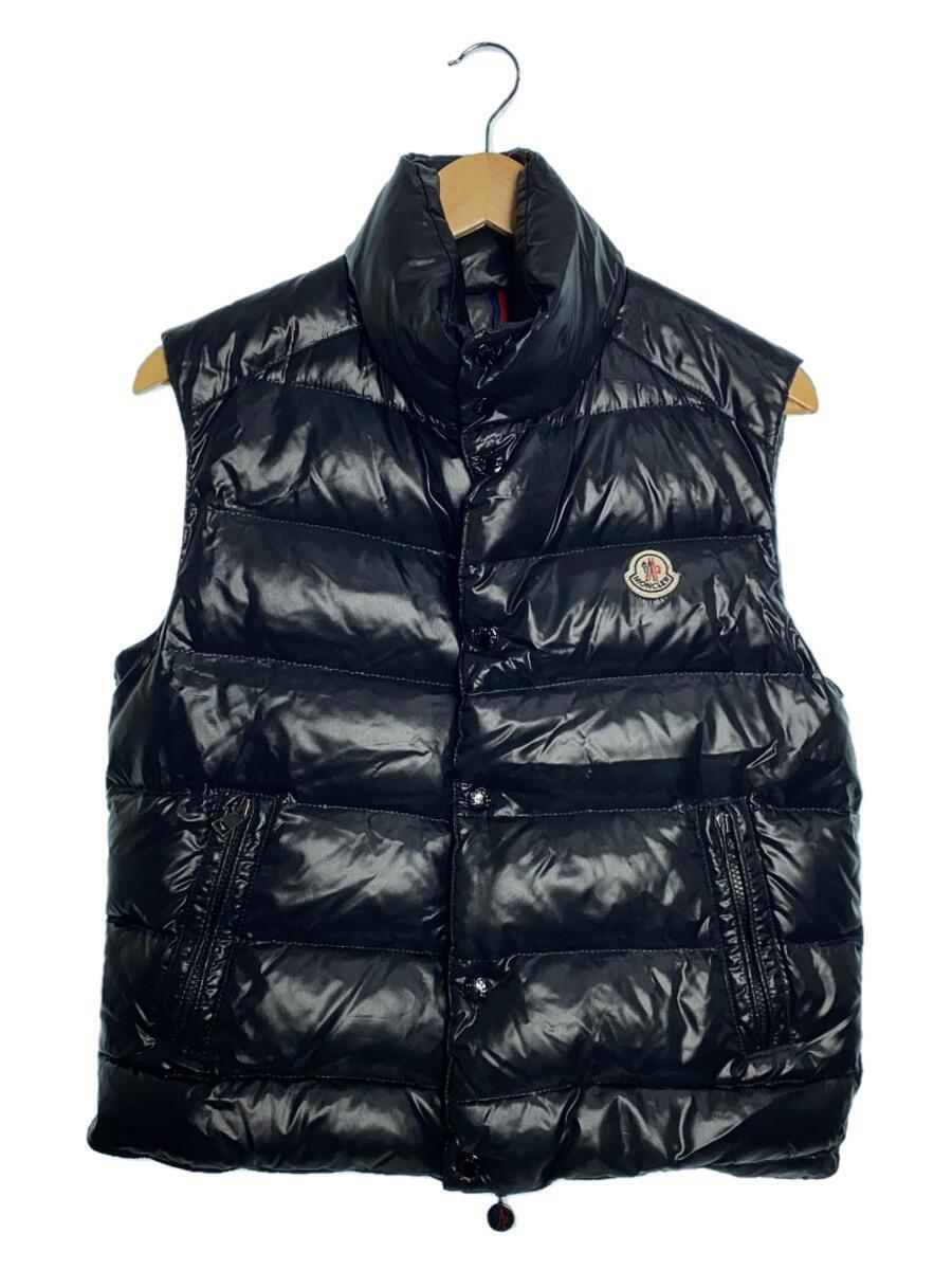 MONCLER◆TIB GILET ダウンベスト/O/ナイロン/BLK/320914335005 68950_画像1