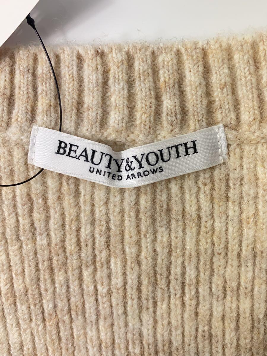 BEAUTY&YOUTH UNITED ARROWS◆セーター(厚手)/-/アクリル/BEG/無地/1613-699-3521_画像3