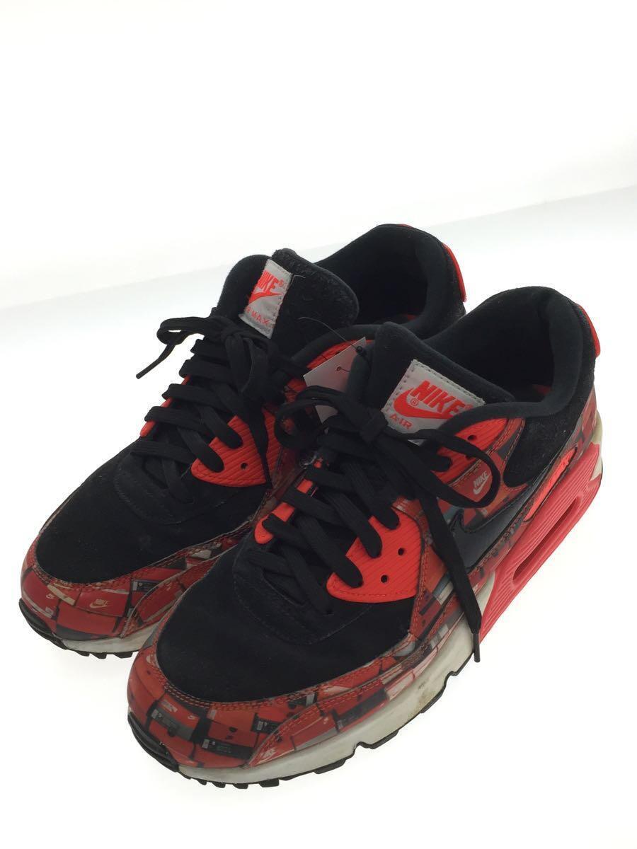 NIKE◆ローカットスニーカー/28cm/RED/AQ00926-001/AIR MAX 90 PRNT//の画像2