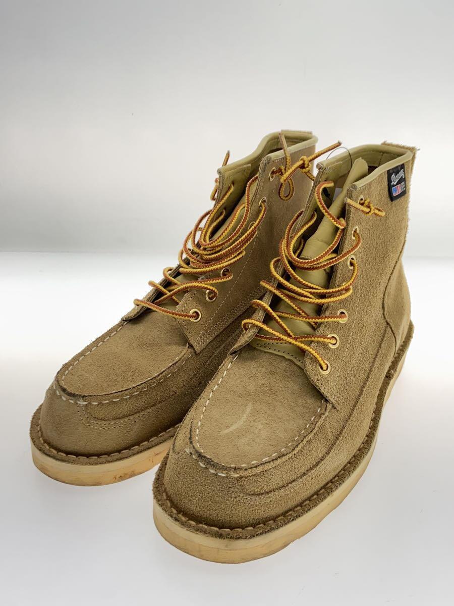 Danner◆レースアップブーツ/US8/BEG/スウェード/4122//_画像2