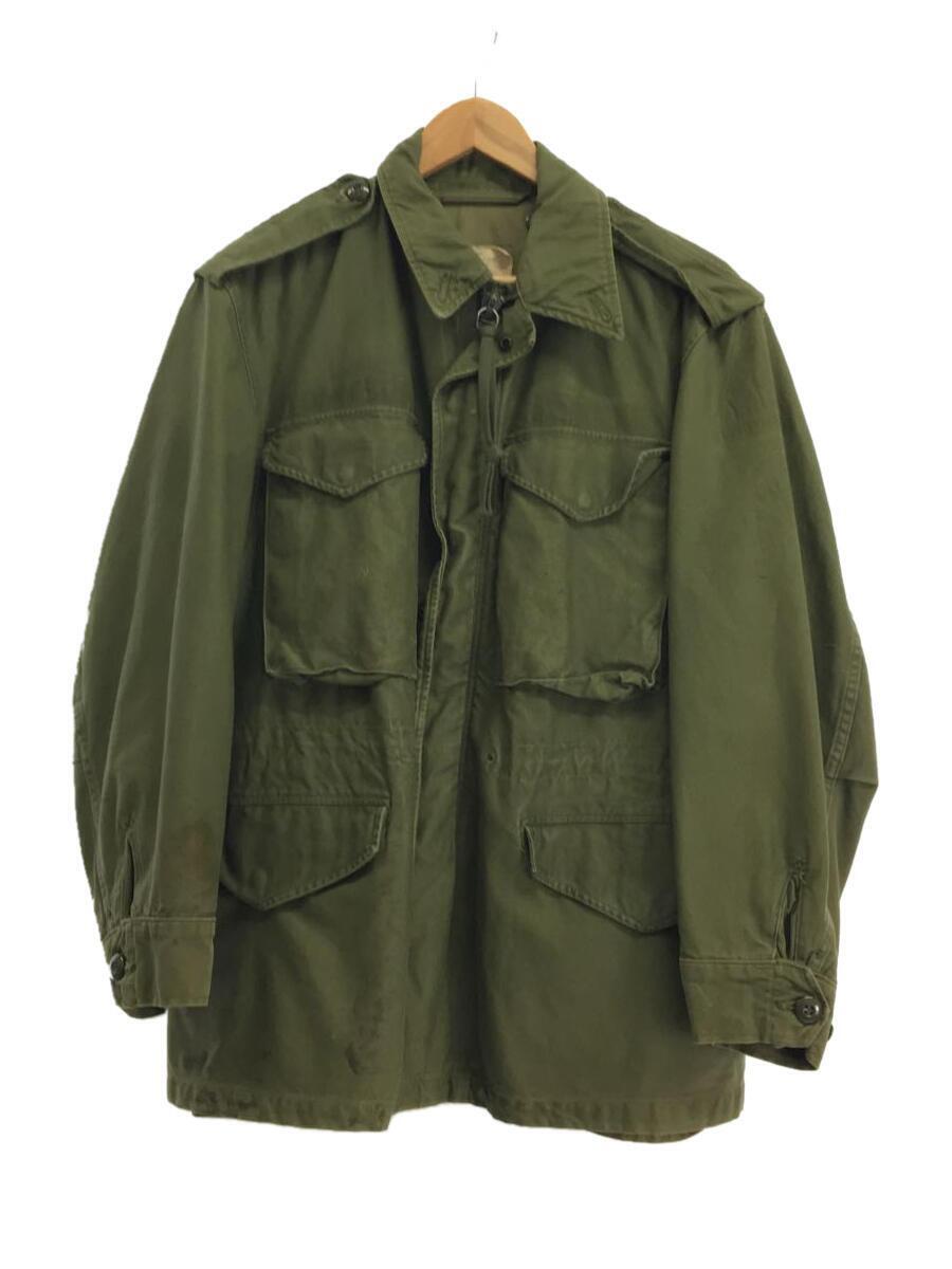 US.ARMY◆60s/M-51フィールドジャケット/S/コットン/KHK/無地/ライナー欠品///