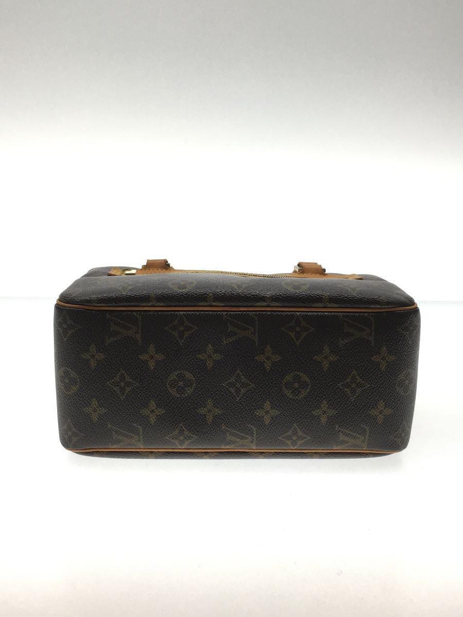 LOUIS VUITTON◆シテMM_モノグラム_BRW/PVC/BRW//_画像4