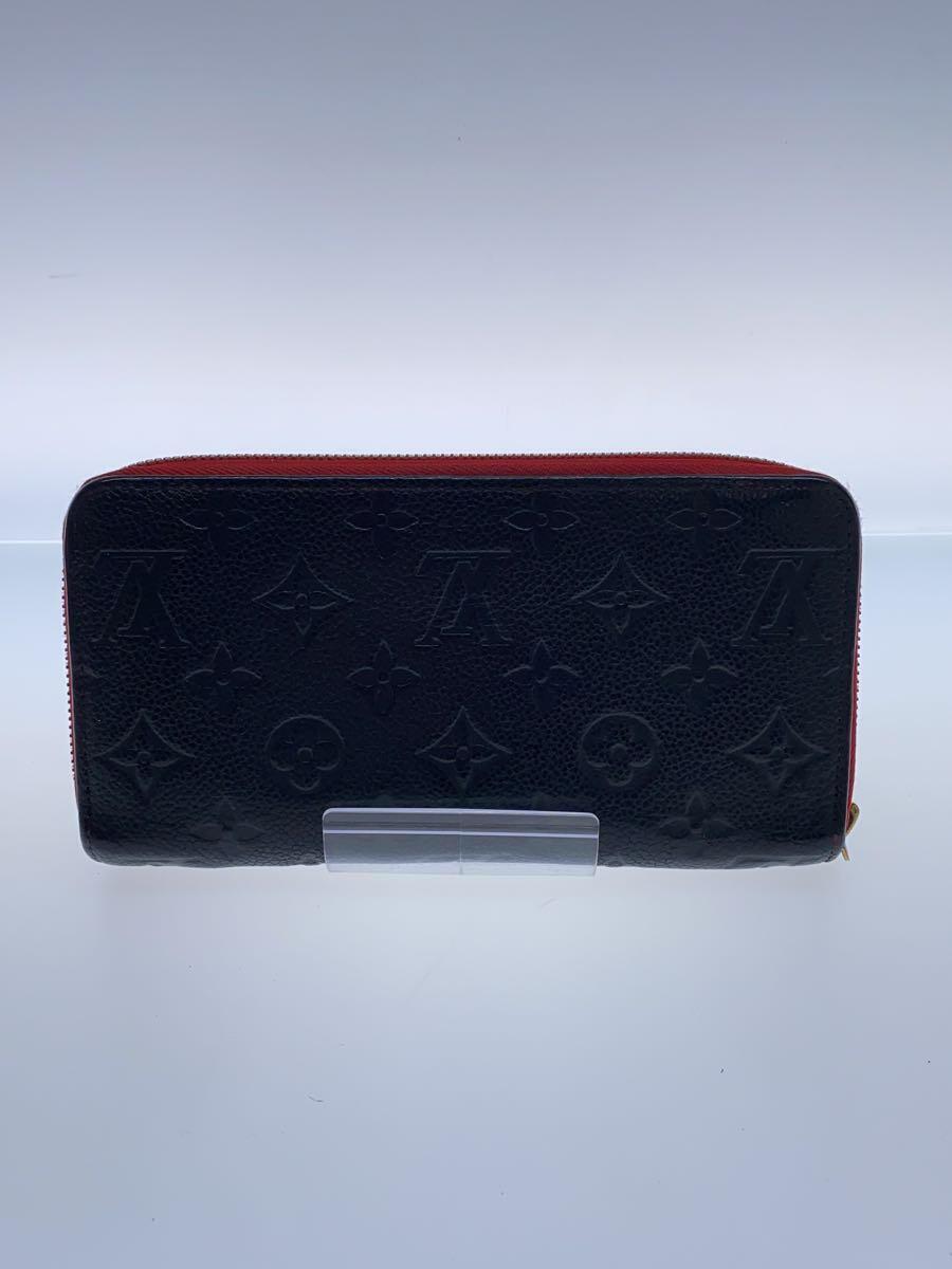 LOUIS VUITTON◆ジッピー・ウォレット_モノグラム・アンプラント_NVY/牛革/GRY/無地/メンズ//_画像2