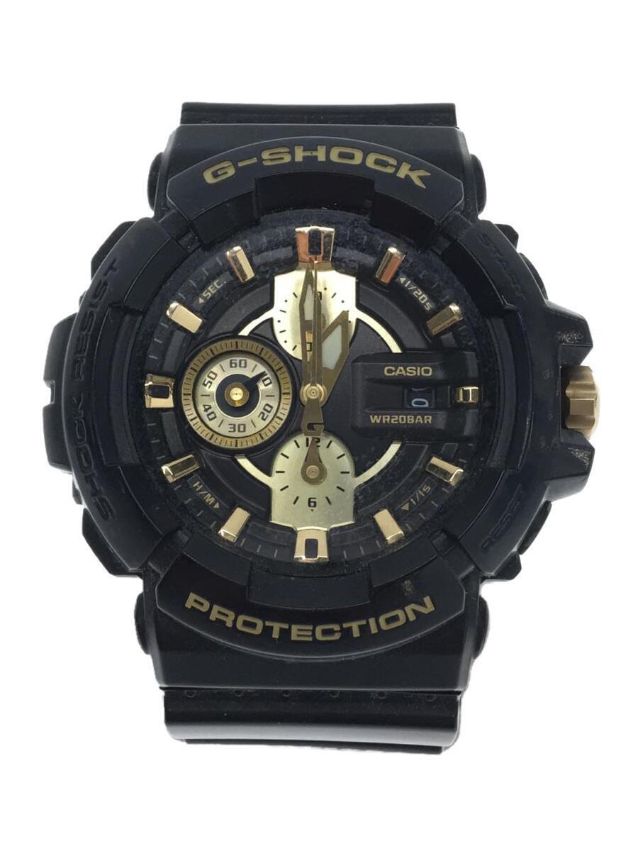 CASIO◆クォーツ腕時計・G-SHOCK/アナログ/BLK//