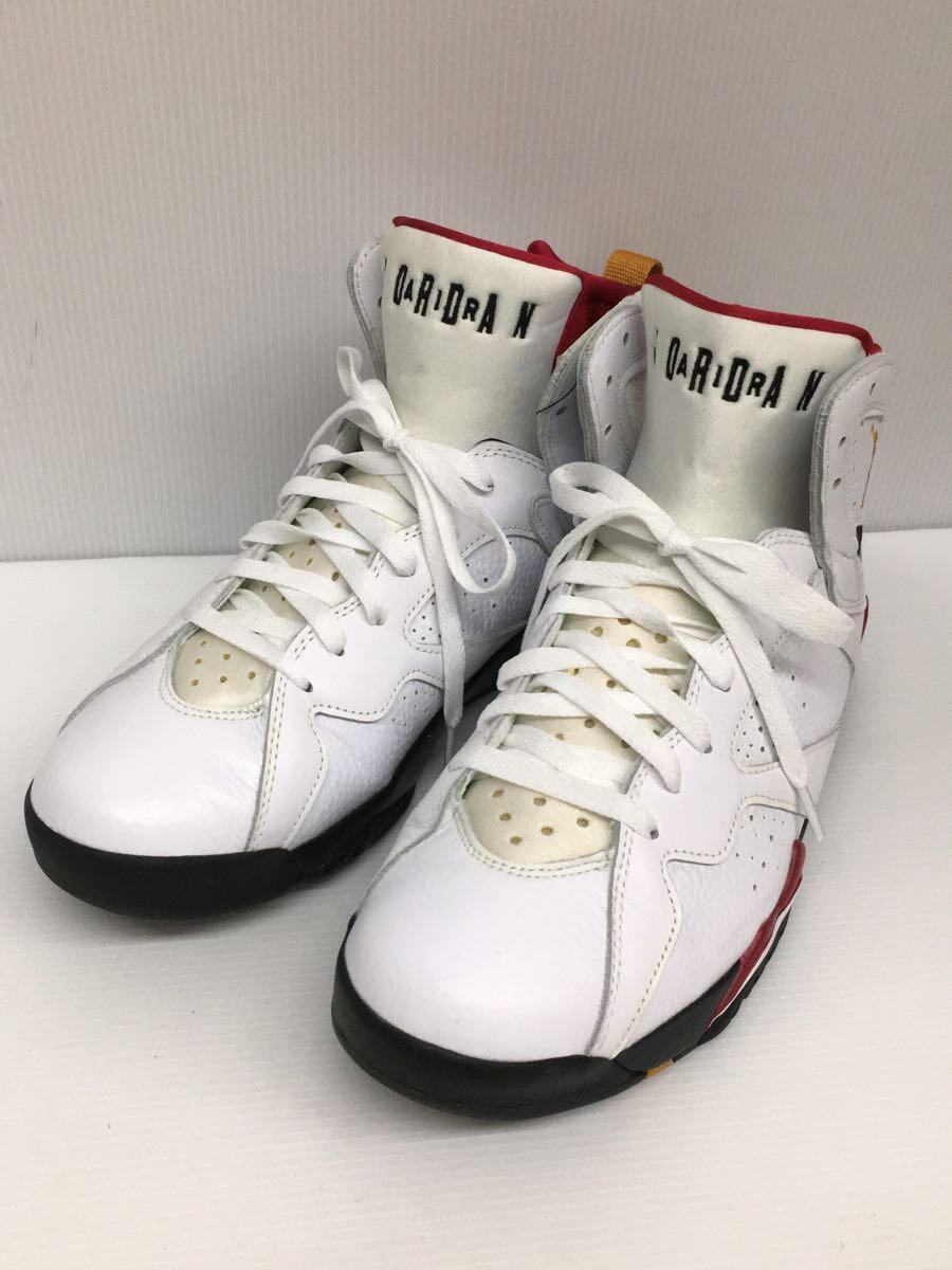 NIKE◆ハイカットスニーカー/28.5cm/WHT/cu9307-106/Air Jordan 7 Retro Cardinal//_画像2