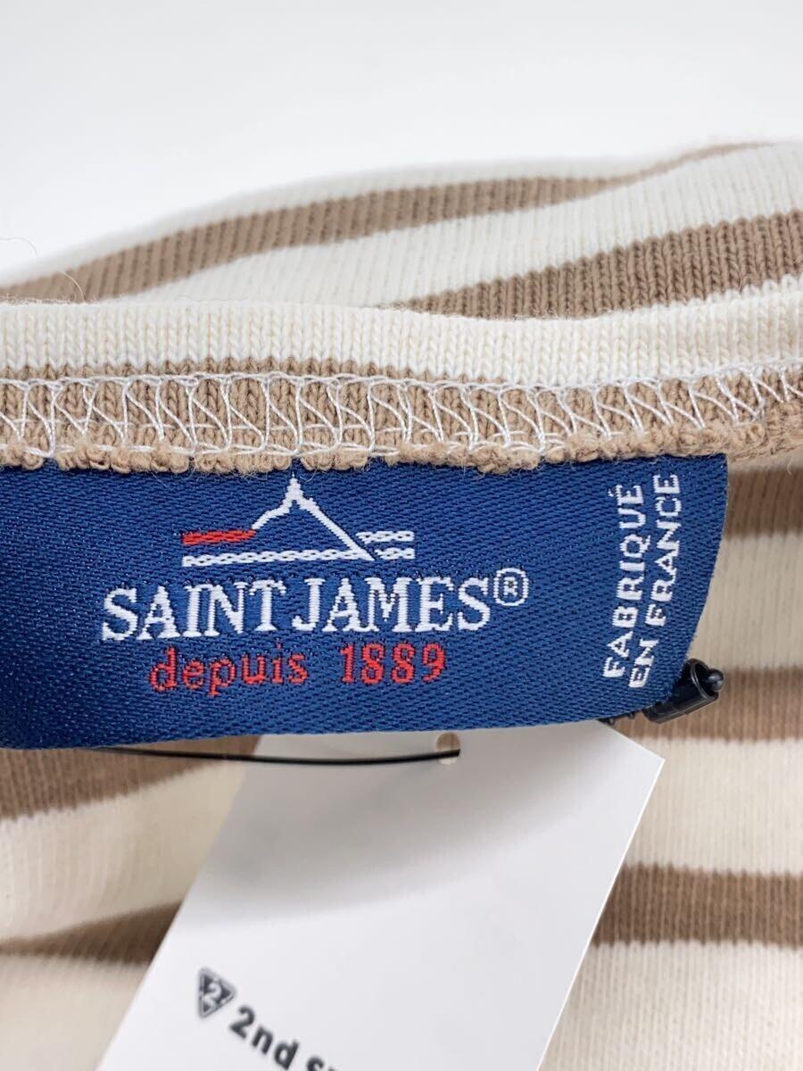 SAINT JAMES* long sleeve cut and sewn /XS/ cotton / multicolor / border /RN130787-CA54397//