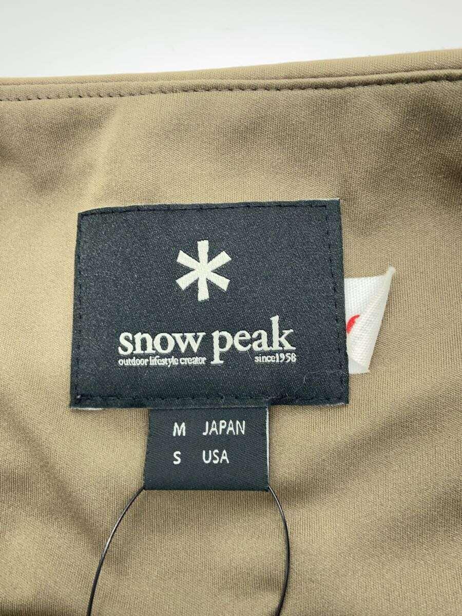 snow peak◆ジャケット/M/-/KHK/SW-17AU010//_画像3