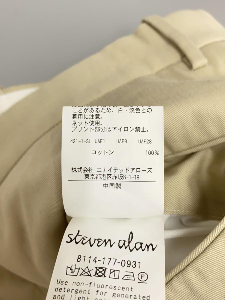 Steven Alan◆CHINO IN2PLEATED DRESS TROUSERS/スラックスパンツ/M/8114-177-0931//_画像6