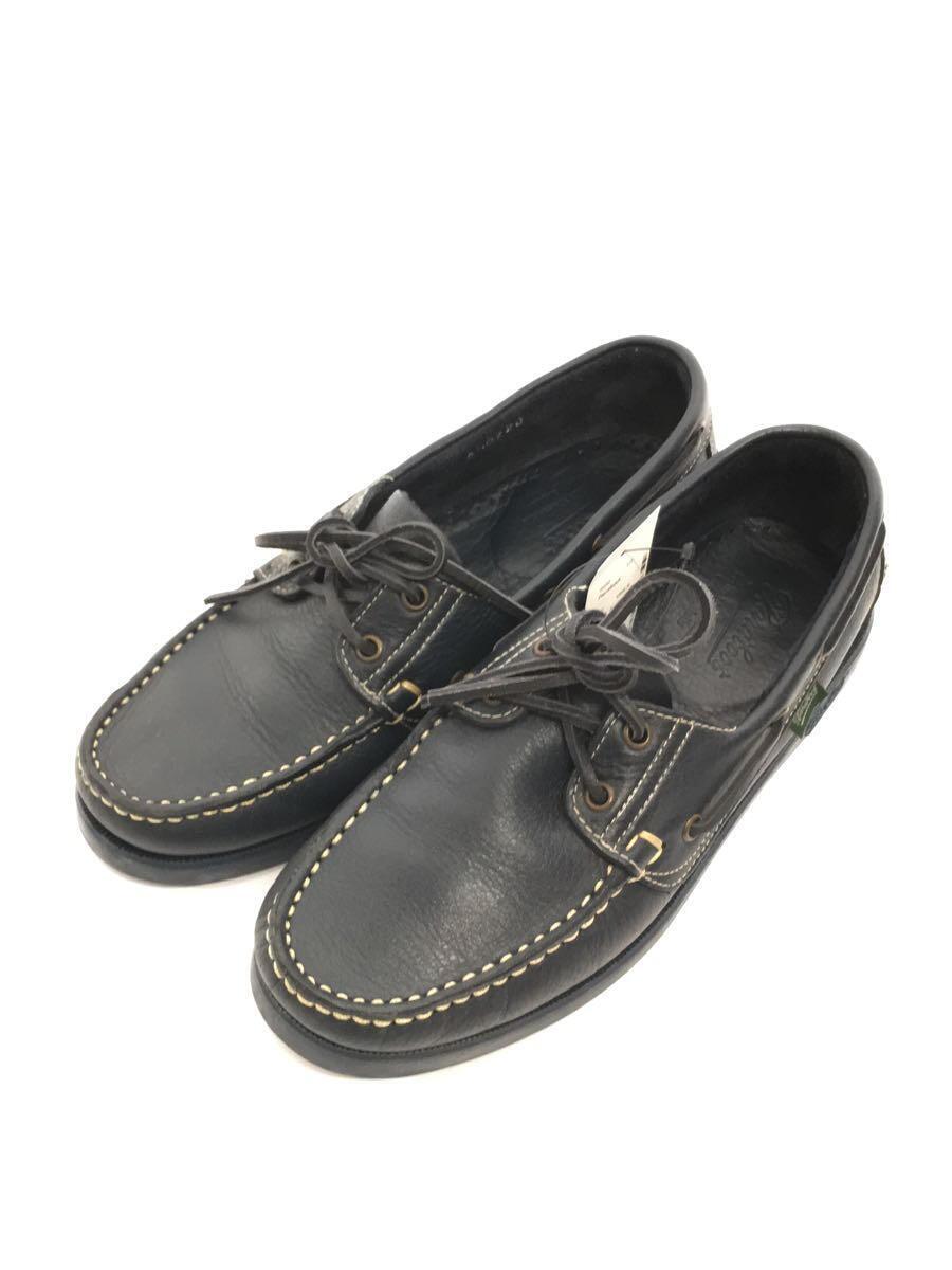 Paraboot◆デッキシューズ/US6.5/NVY/レザー//_画像2