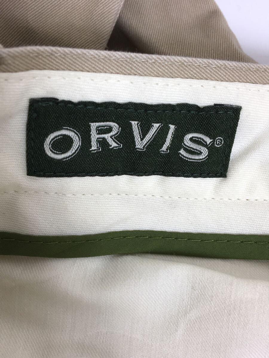 ORVIS◆ボトム/36/コットン/ベージュ/無地/チノパン/オービス//_画像4