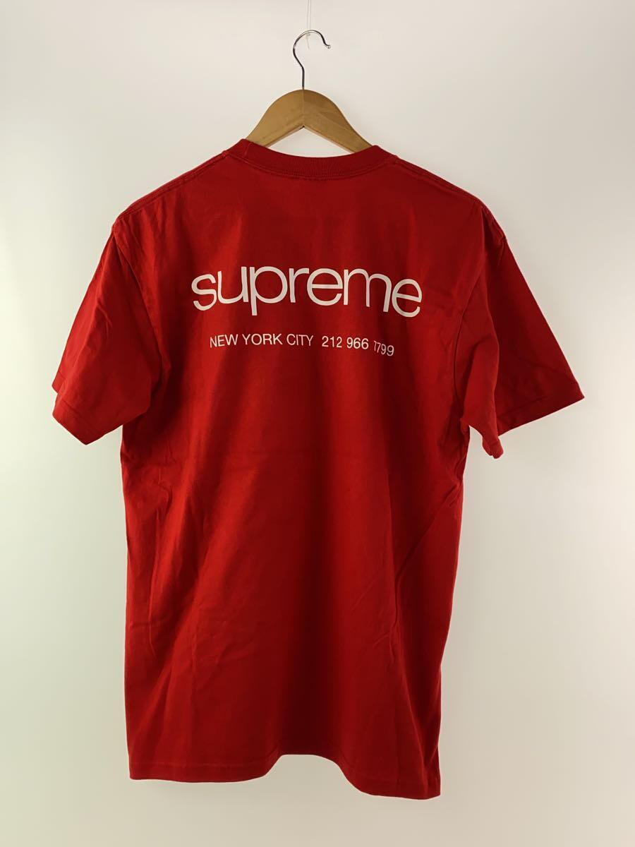 Supreme◆Nyc Tee Red/Tシャツ/M/コットン/RED_画像2