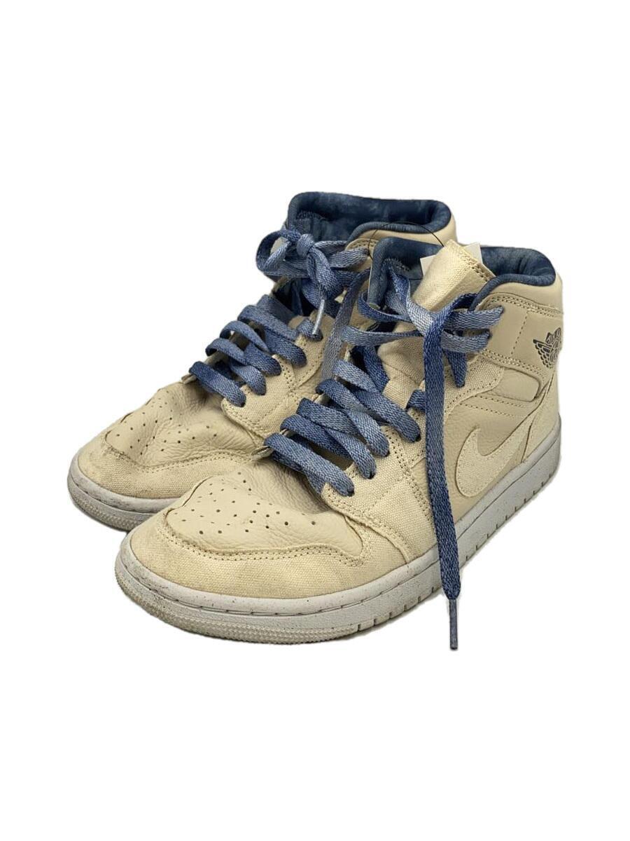 NIKE◆AIR JORDAN 1 MID SE_エアジョーダン 1 ミッド SE/25cm/CRM_画像2