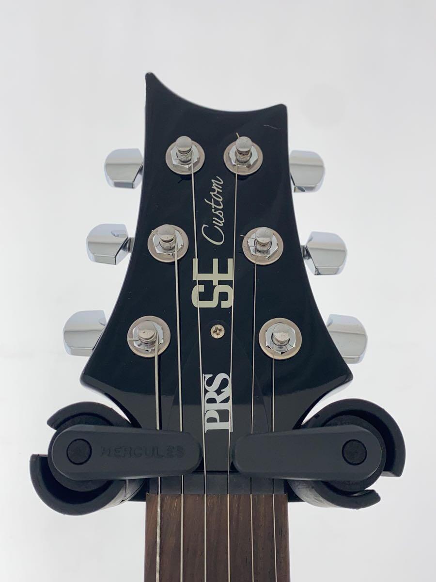 PRS(Paul Reed Smith)◆SE Custom 24/BLK/2012/フラットトップ/バードインレイ/ヘッド木部欠け有//_画像3