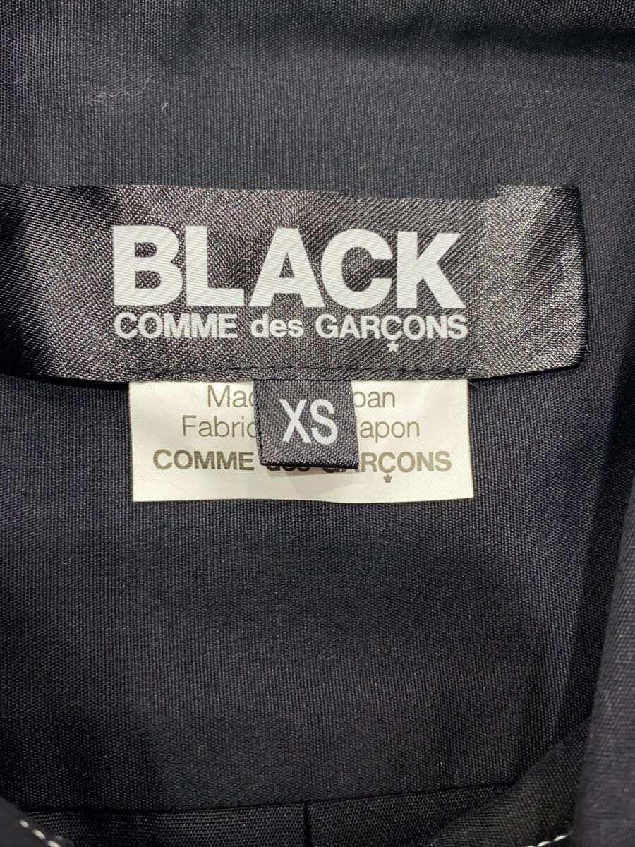 BLACK COMME des GARCONS◆半袖シャツ/XS/コットン/BLK/1c-b003_画像3