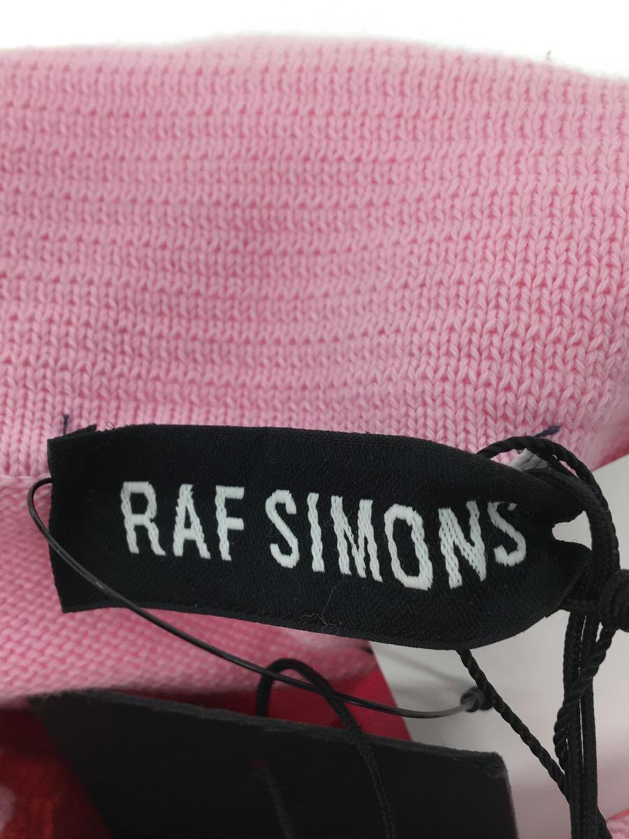 RAF SIMONS◆ポロシャツ/XS/コットン/レッド/無地//_画像3