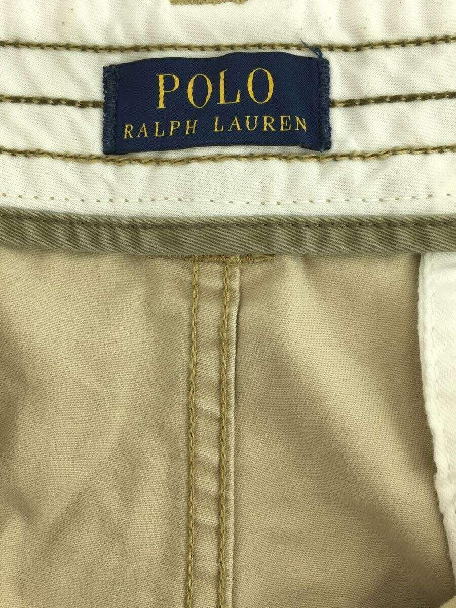 POLO RALPH LAUREN◆ショートパンツ/34/コットン/BEG_画像4