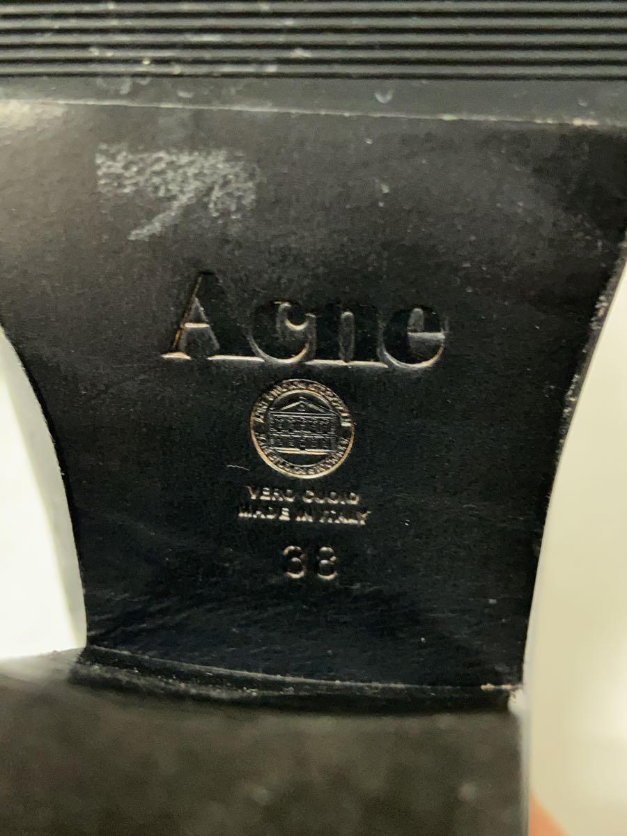 Acne Studios(Acne)◆サイドゴアヒールブーツ/SIZE:38/ブラック/レザー_画像5
