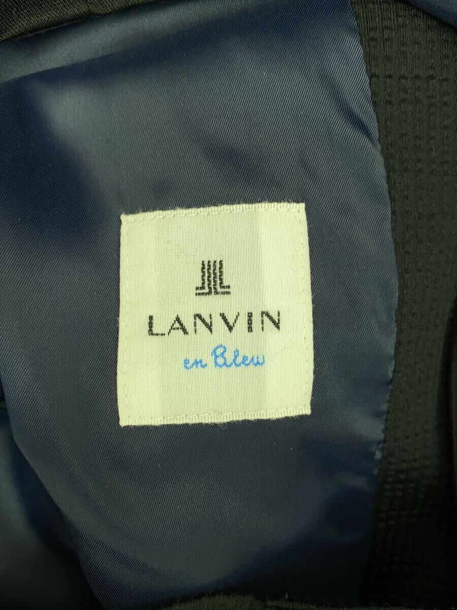 LANVIN en Bleu◆ベスト/-/-/BLK/無地_画像3