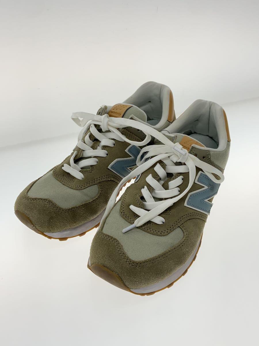 NEW BALANCE◆ML574/ブラウン/US9/KHK_画像2