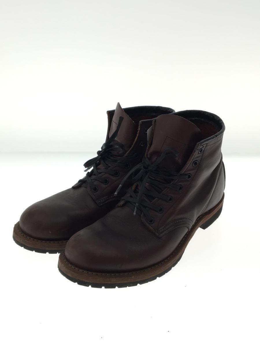 RED WING◆レースアップブーツ・ベックマンラウンド/26cm/ボルドー/900//_画像2