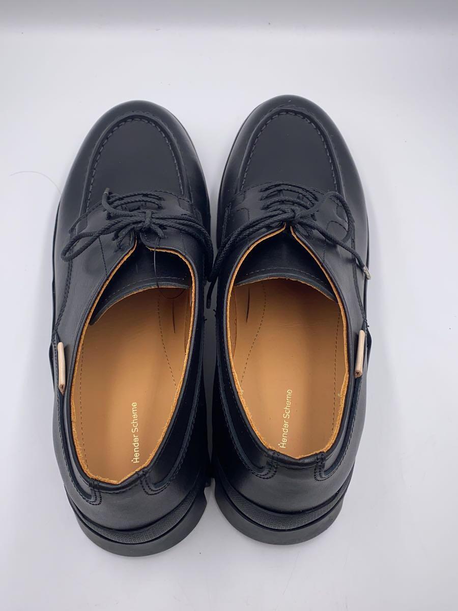 Hender Scheme◆ダービーシューズ/ドレスシューズ/US6/BLK/レザー//_画像3