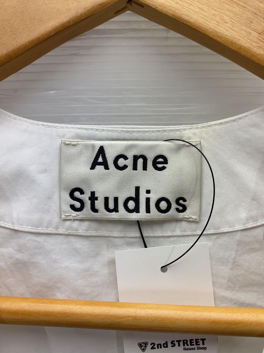 Acne Studios(Acne)◆ノースリーブワンピース/32/コットン/WHT/ARTS TECH POP PSS15_画像3