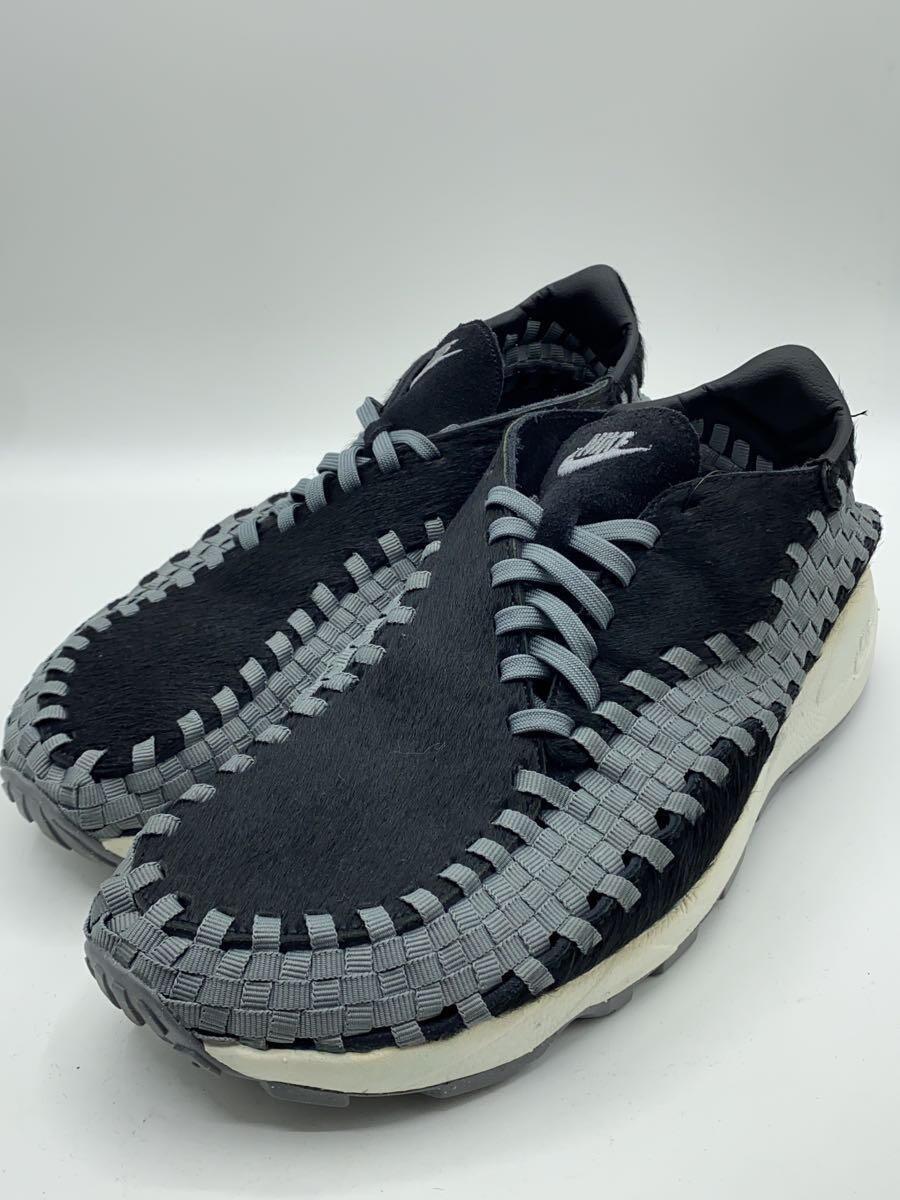 NIKE◆AIR FOOTSCAPE WOVEN_エア フットスケープ ウーブン/30cm/BLK_画像2