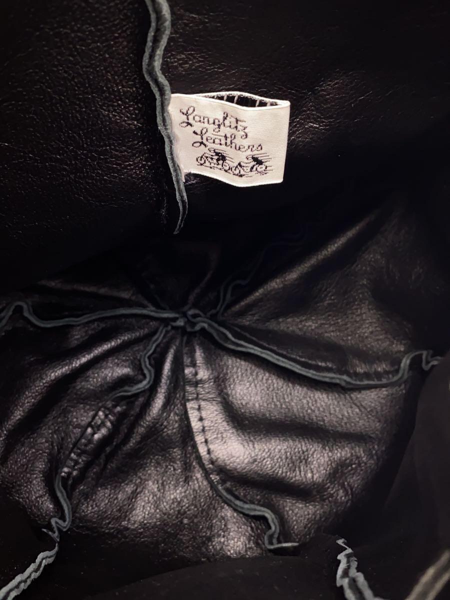 LANGLITZ LEATHERS* pouch bag / leather / black 