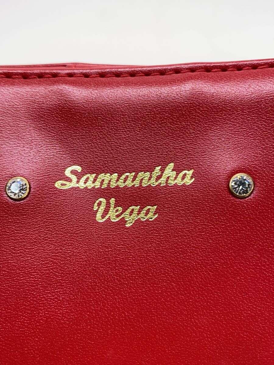 Samantha Vega◆トートバッグ/レザー/RED/無地_画像5