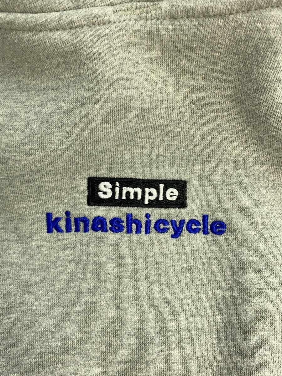 KINASHI CYCLE◆パーカー/M/コットン/グレー/キナシサイクル_画像3