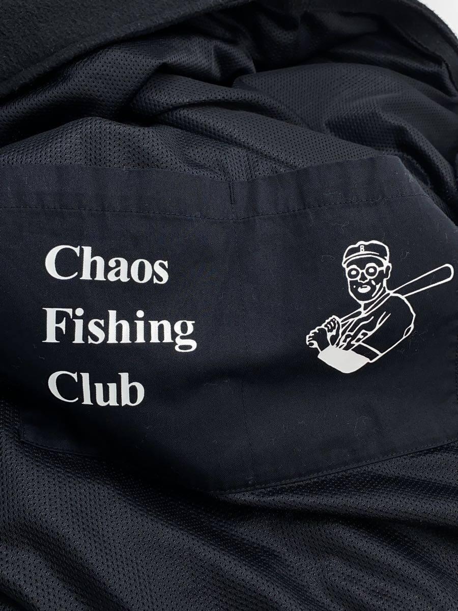 Chaos Fishing Club◆CPOシャツ/長袖シャツ/XL/ポリエステル/BLK/無地/23AW-003CO/毛玉有_画像4