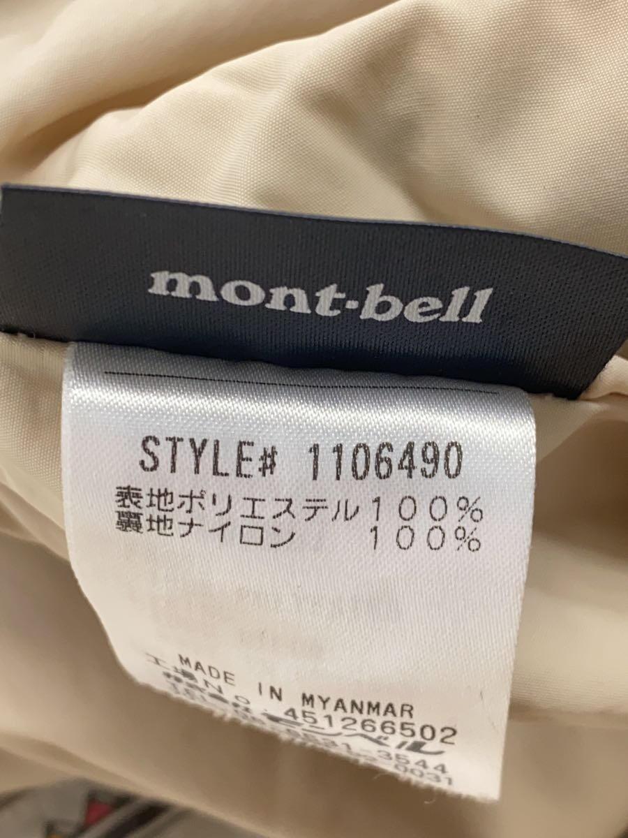 mont-bell◆ジャケット/120cm/ポリエステル/ベージュ/無地/1106490_画像4
