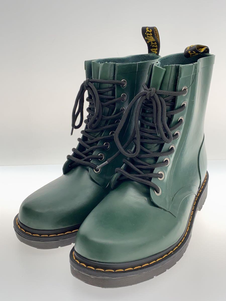 Dr.Martens◆レインブーツ/US9/GRN_画像2