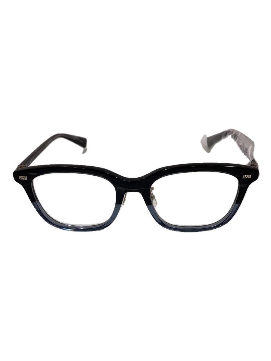金子眼鏡◆メガネ/ウェリントン/BLK/CLR/メンズ/KA-15_画像1