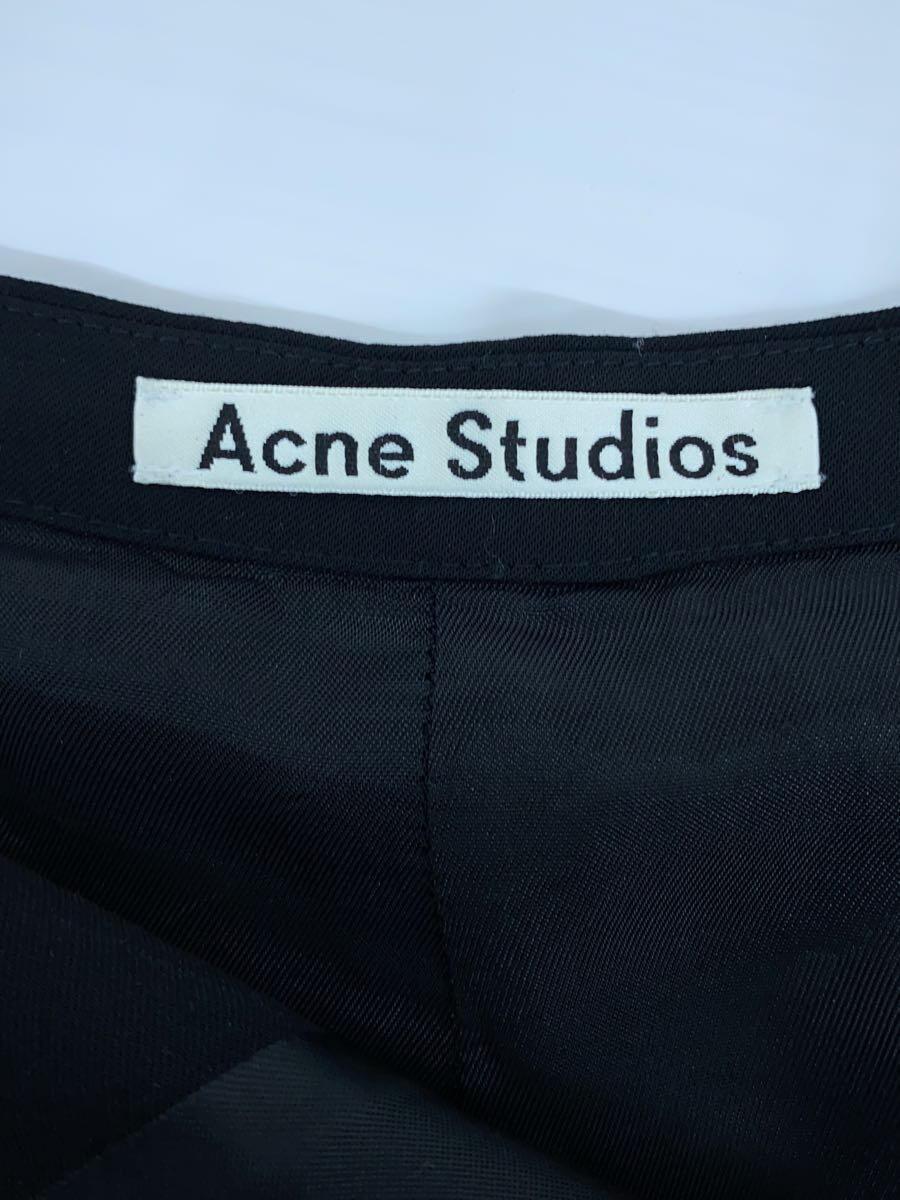 Acne Studios(Acne)◆スカート/34/ポリエステル/BLK/無地_画像4