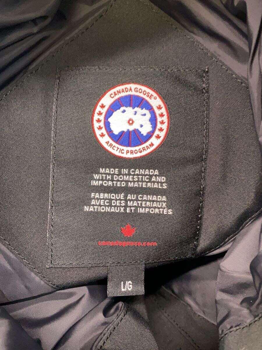 CANADA GOOSE◆ダウンジャケット/L/ポリエステル/BLK_画像3