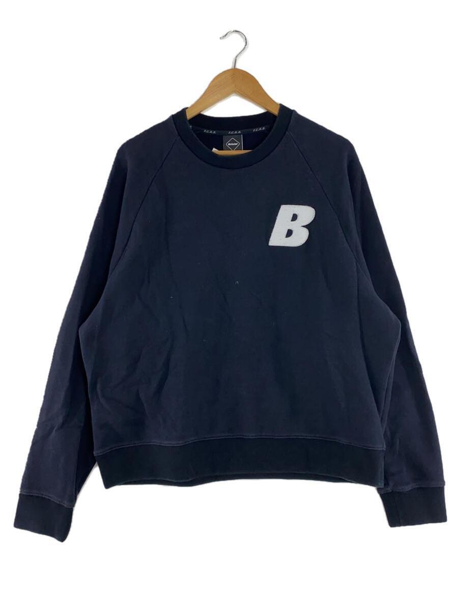 F.C.R.B.(F.C.Real Bristol)◆BIG WIDE CREWNECK SWEAT/スウェット/S/コットン/BLK/FCRB-200066_画像1