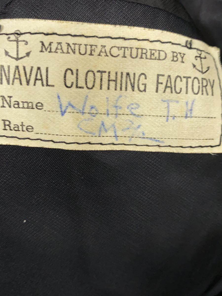 U.S.NAVY◆NAVAL CLOTHING FACTORY/ピーコート/34/ウール/NVY_画像4