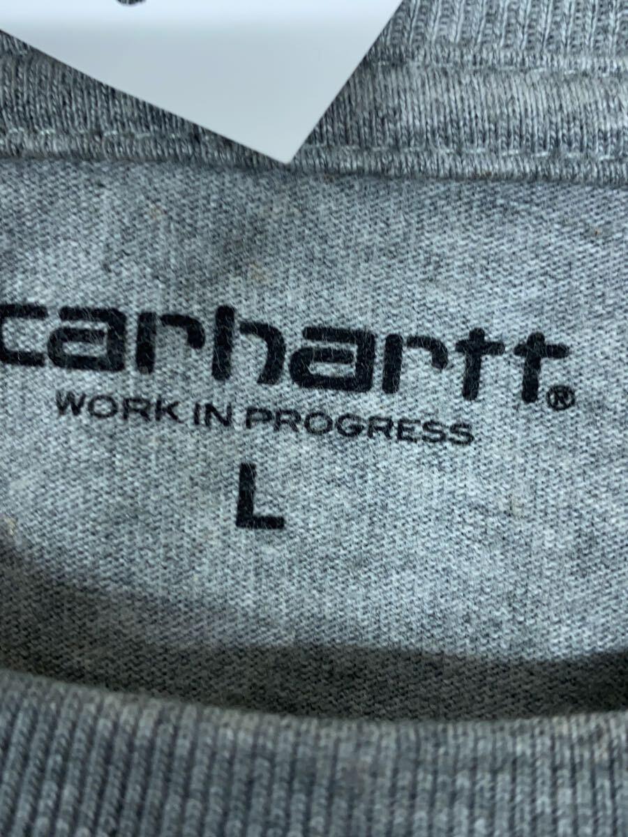 Carhartt◆長袖Tシャツ/L/コットン/GRY/1026392_画像3