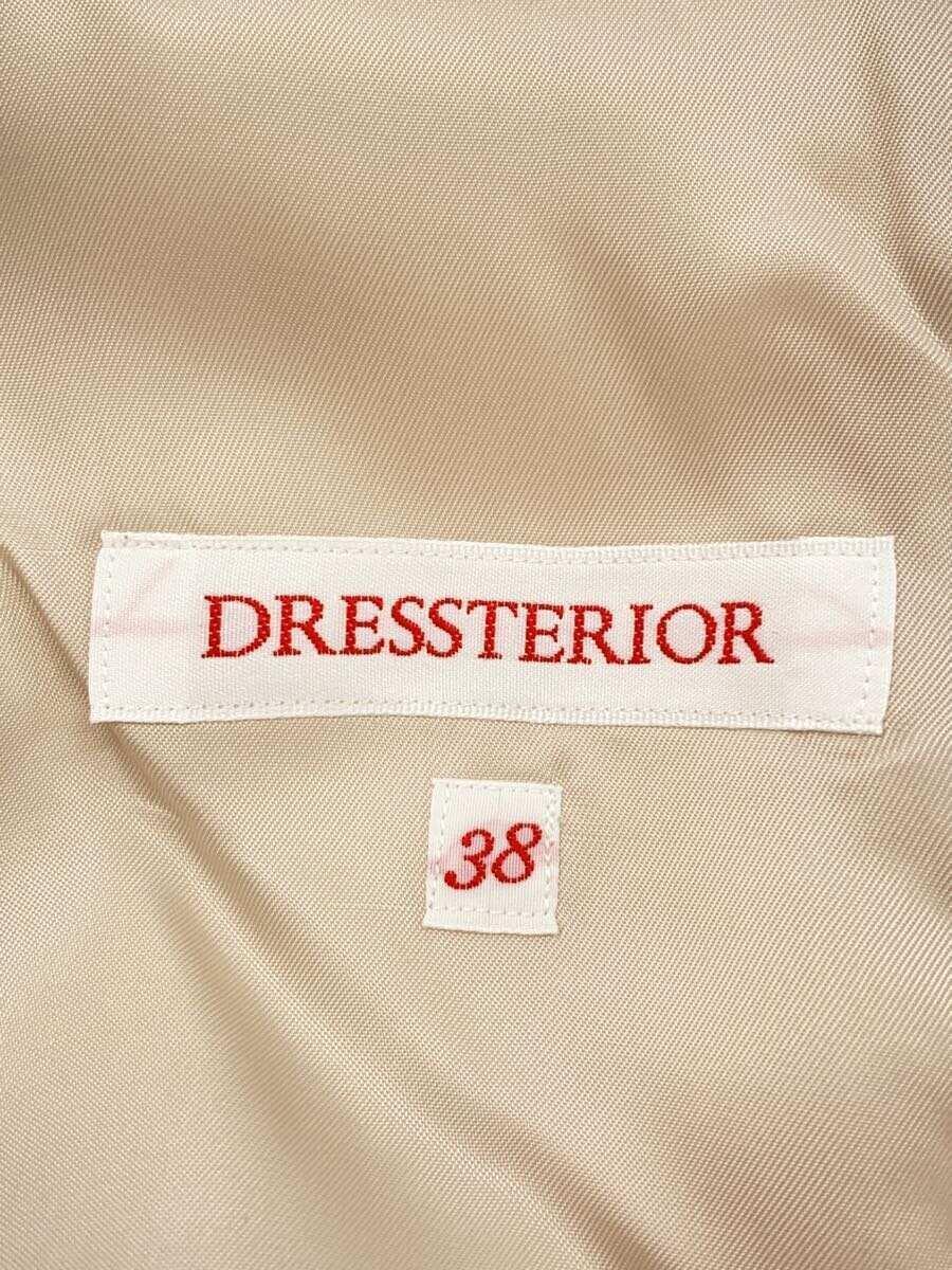 DRESSTERIOR◆メルトンラグランスリーブコート/38/ウール/BEG/無地/085-95071_画像3