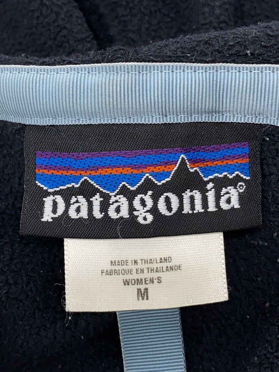 patagonia◆フリースジャケット/M/ポリエステル/BLK/20901SP/全体的に使用感や毛玉有_画像3