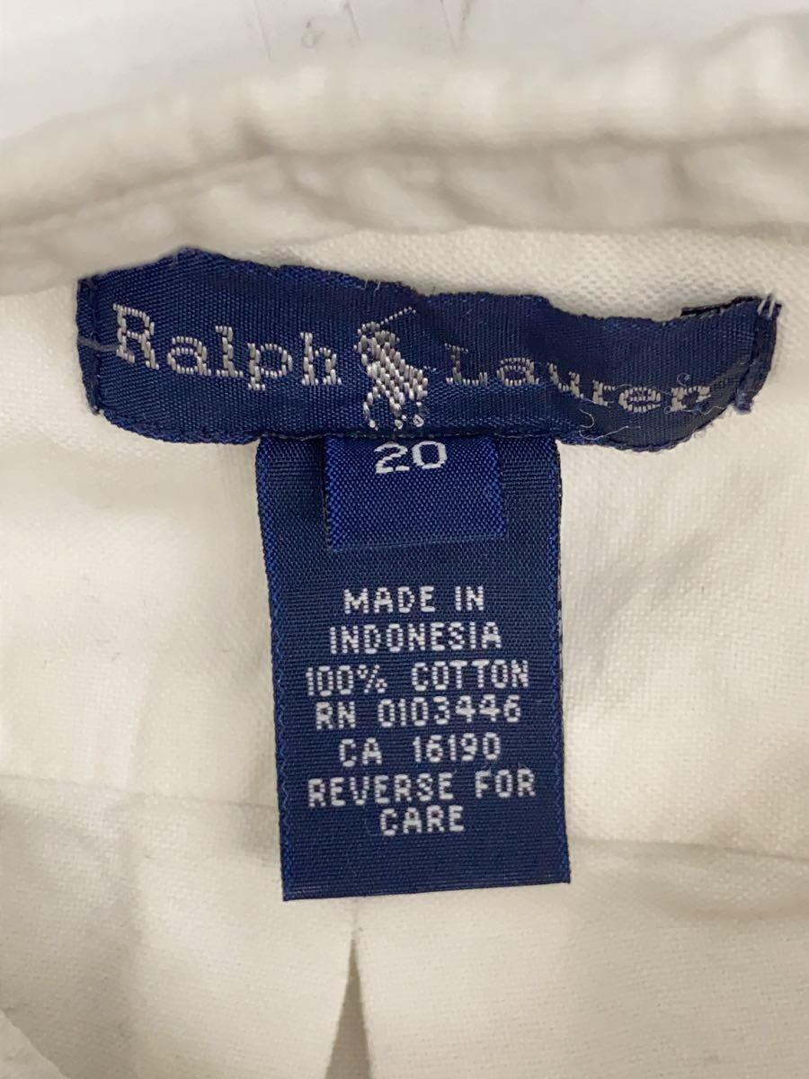 RALPH LAUREN◆長袖シャツ/-/コットン/WHT_画像3